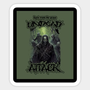 Undead Attack Sticker
